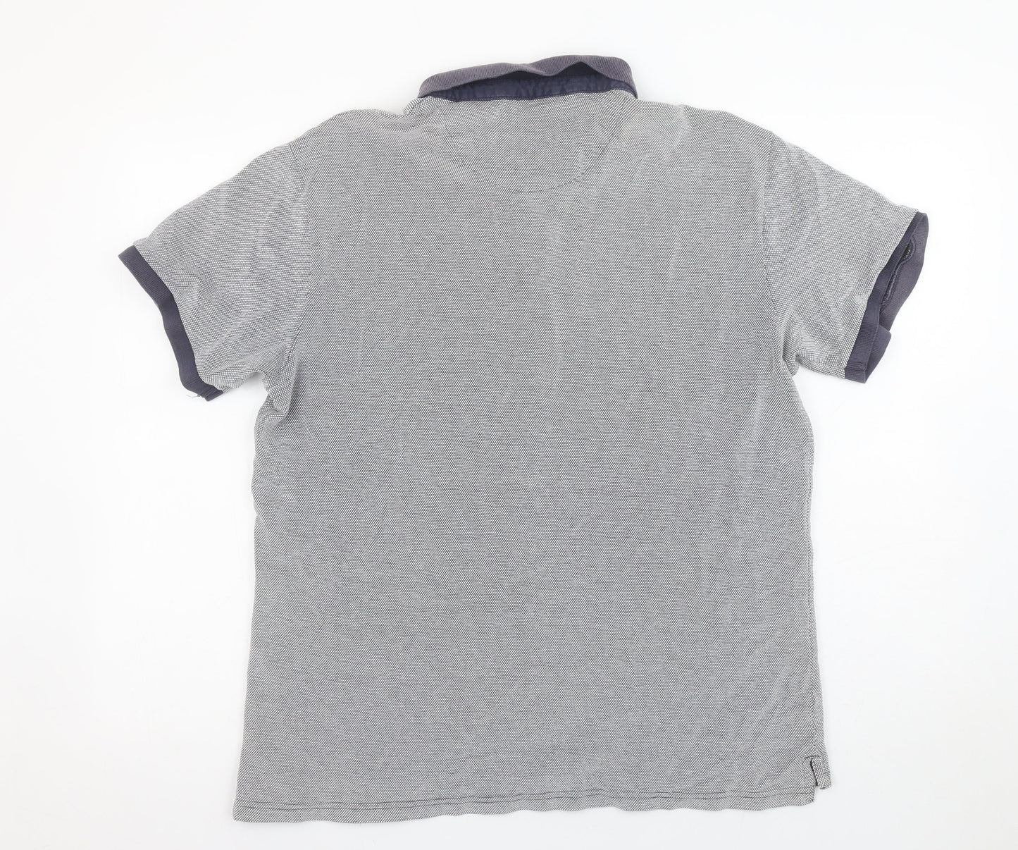 Dunnes Stores Men's Grey Tailored Fit Cotton Polo Shirt XL