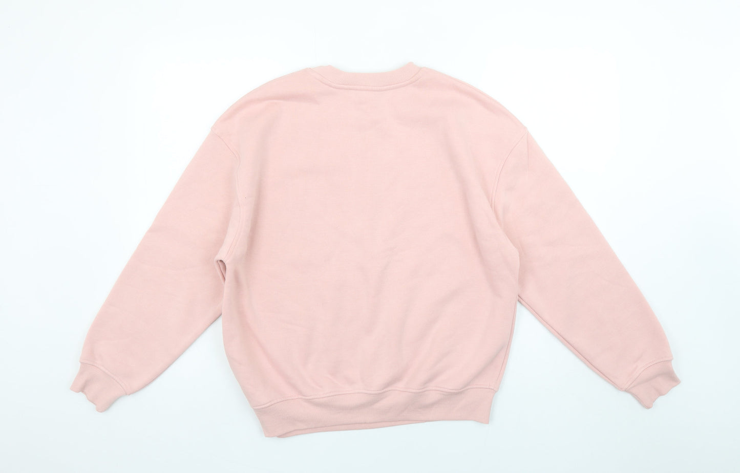 Dunnes Stores Women's Pink Pullover Sweatshirt Small Cotton Blend