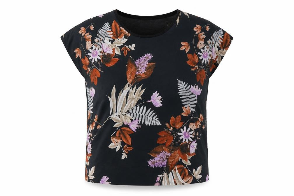 InWear Women's Multicoloured Floral T-Shirt Medium