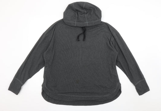 Dunnes Stores Women’s Grey Pullover Hoodie Size L Polyester Blend
