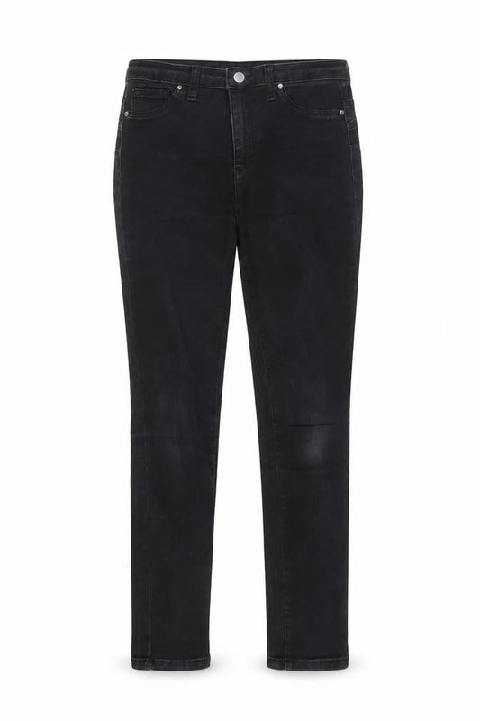 Gallery Women Black Skinny Jeans UK 10 High Rise Stretch Denim