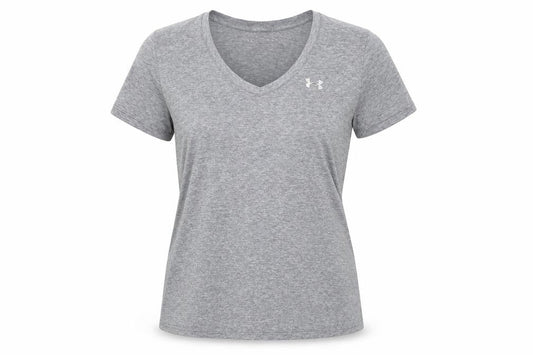 Under Armour Men Grey V-Neck Athletic Fit T-Shirt Size M