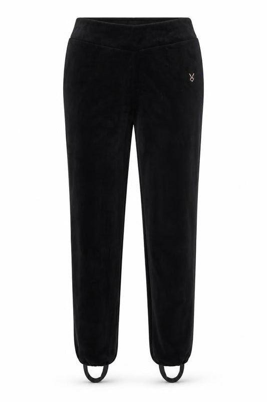 Cardio Bunny Women's Black Velour XL Stretch Leggings