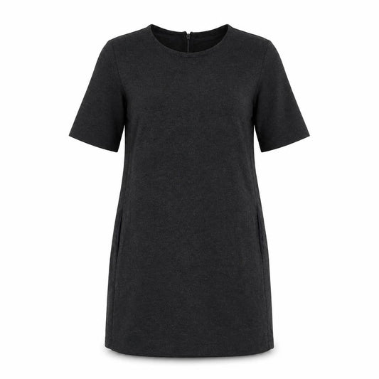 H&M Women Black XS Shift Knee Length Stretch Dress