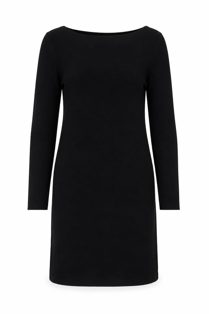 Scotch & Soda Women’s Black S Knit Sheath Dress Long Sleeve