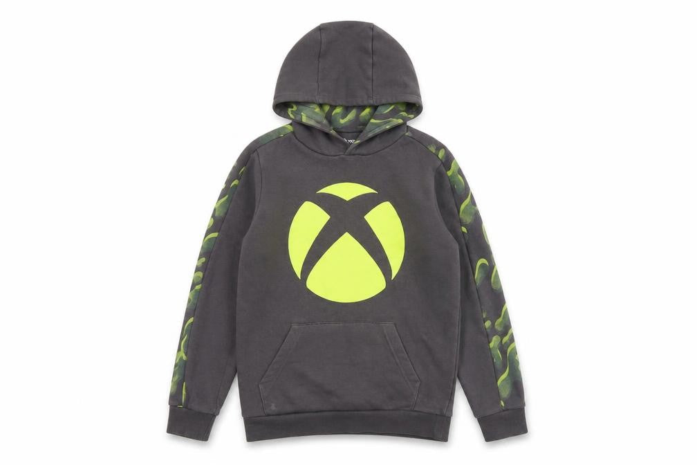 Xbox Boys Grey Hoodie 11-12 Years Pullover Graphic Print Cotton Blend