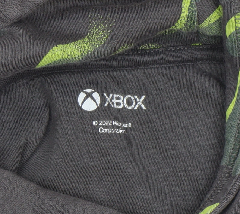 Xbox Boys Grey Hoodie 11-12 Years Pullover Graphic Print Cotton Blend