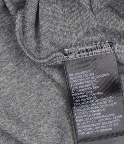 The North Face Boys Grey L 1/4 Zip Pullover Active Top
