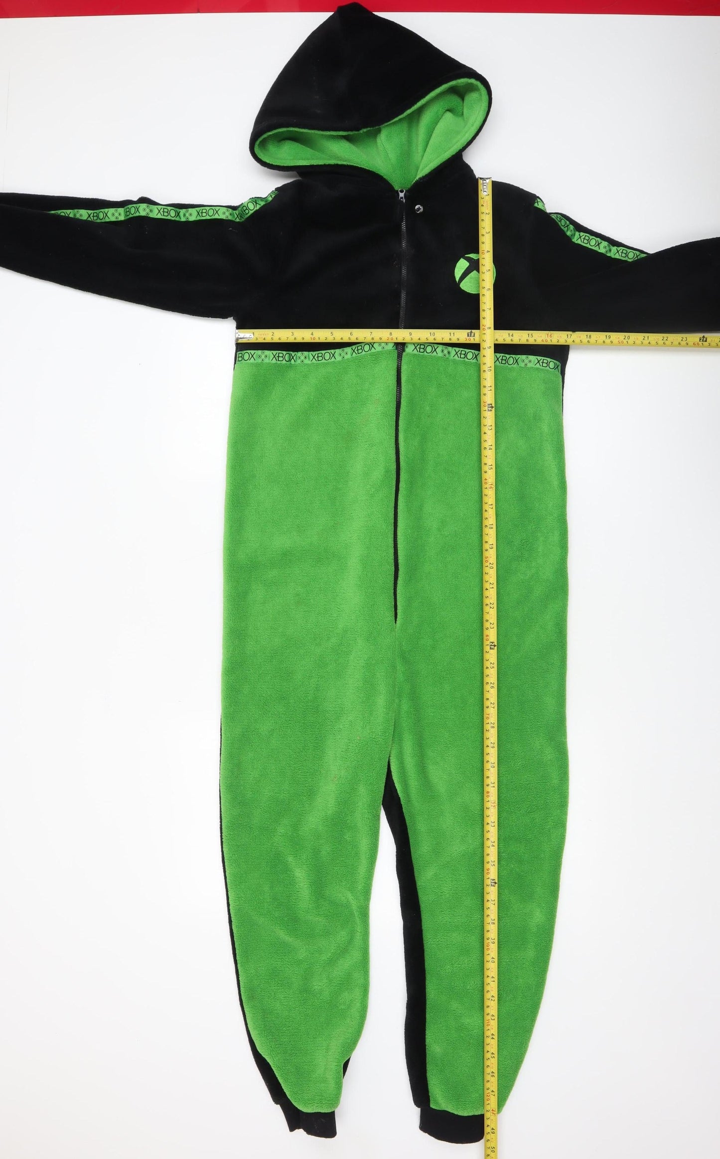Xbox Boys Black & Green Fleece Hooded Onesie Nightwear 11-12 Years