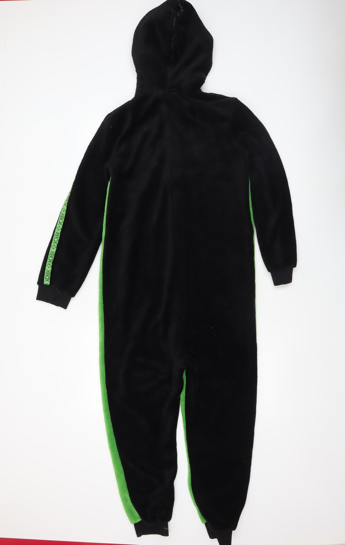 Xbox Boys Black & Green Fleece Hooded Onesie Nightwear 11-12 Years