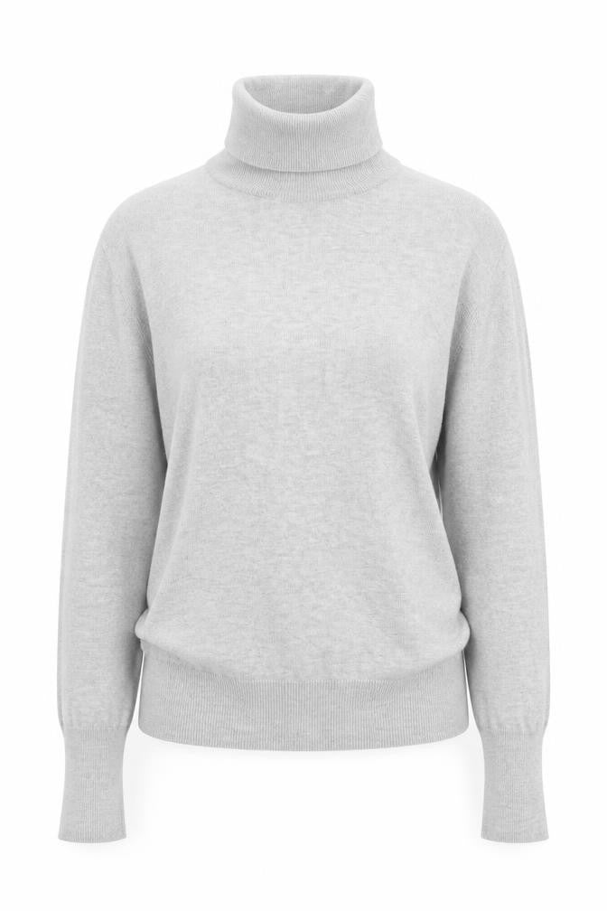 Dunnes Stores Women’s Grey Roll Neck Knit Jumper Medium