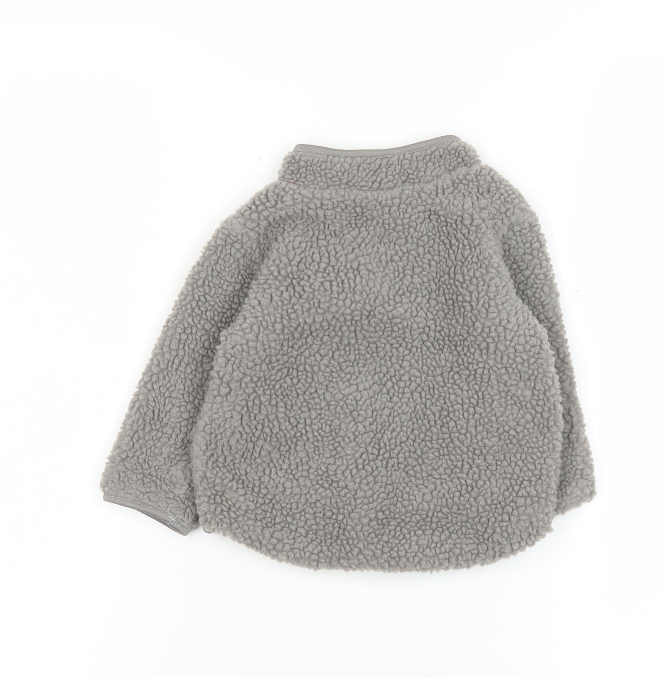 H&M Unisex Baby Grey Fleece Full Zip Basic Jacket 6-9 Months