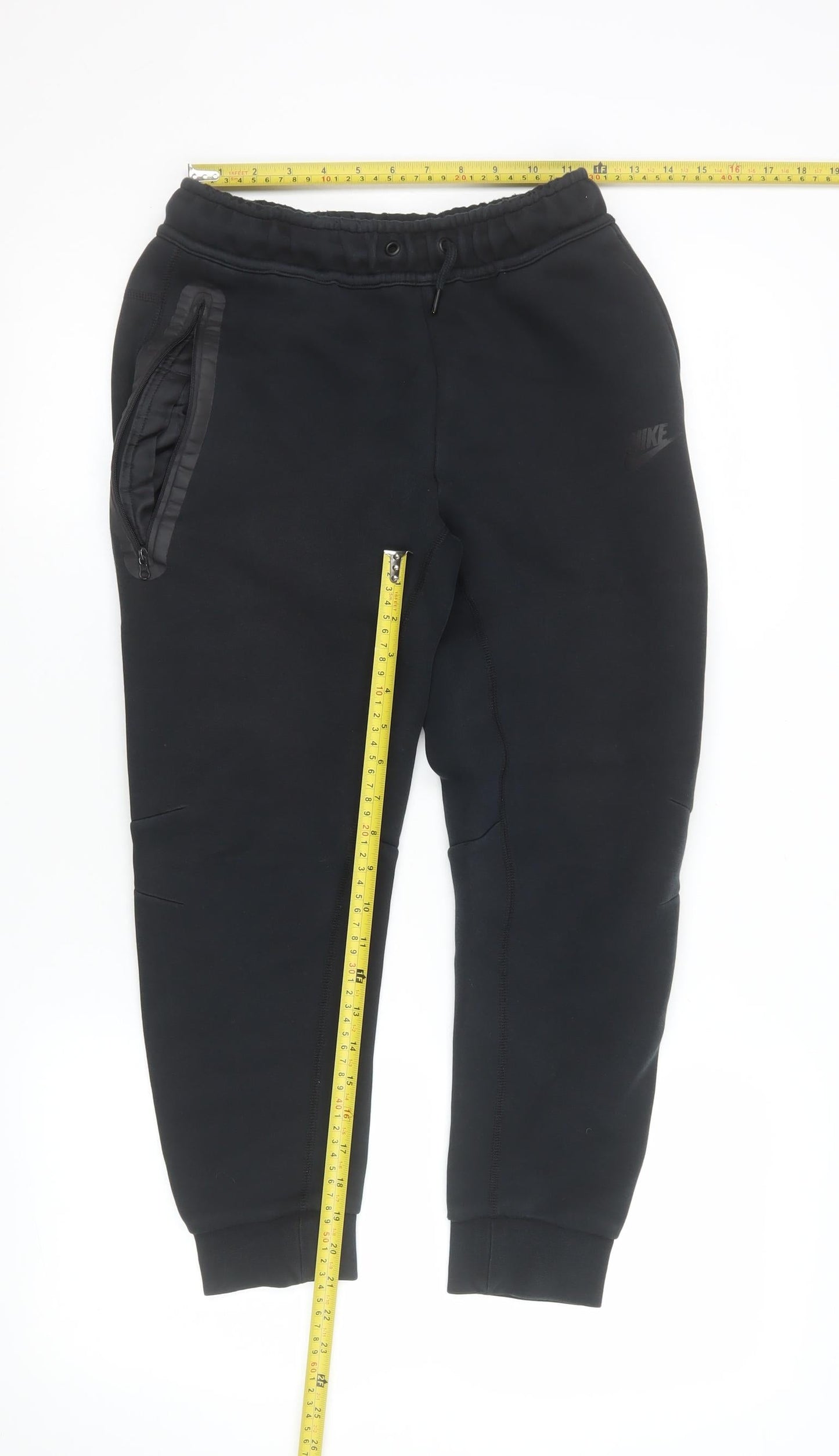 Nike Teens Black Jogger Activewear Trousers L Regular Fit