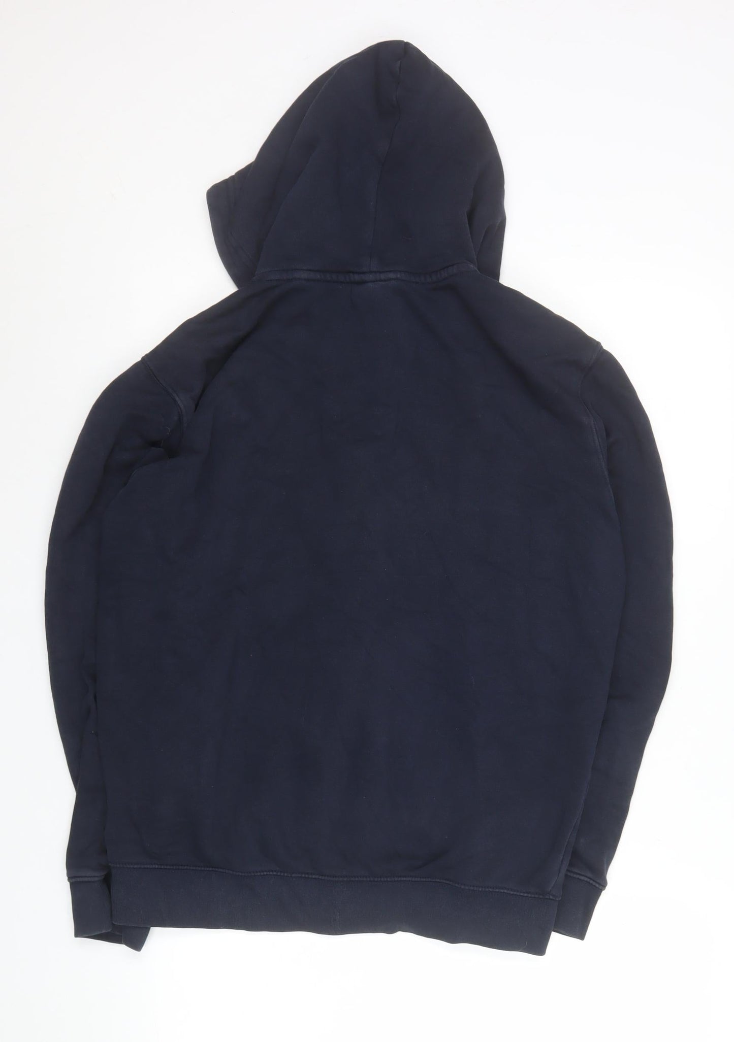 Champion Women's Blue Hooded Full Zip Cotton Blend Jacket Size M
