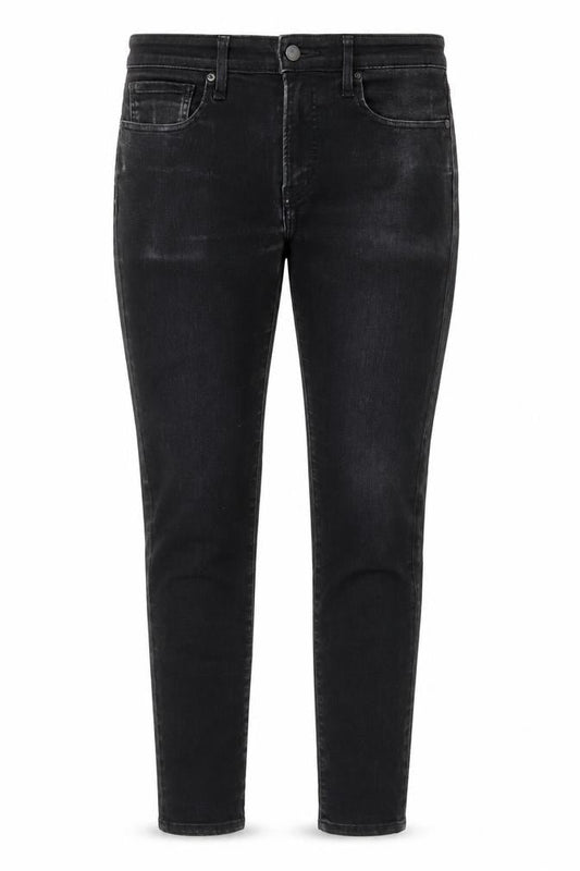 Uniqlo Women Black Skinny Jeans Size 10 Mid Rise Stretch Denim