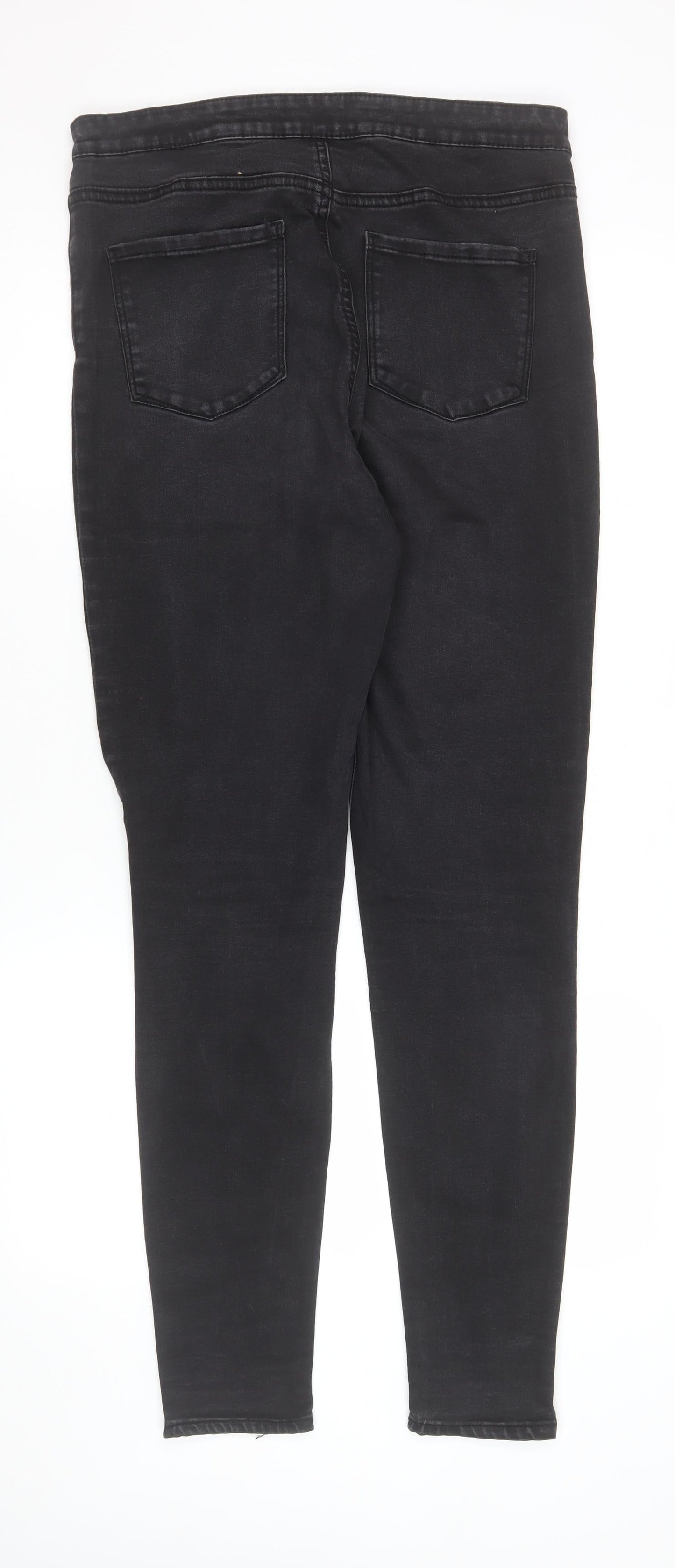 Denim Co. Women’s Black Skinny Jeans Size 16 Slim Fit 34in Leg