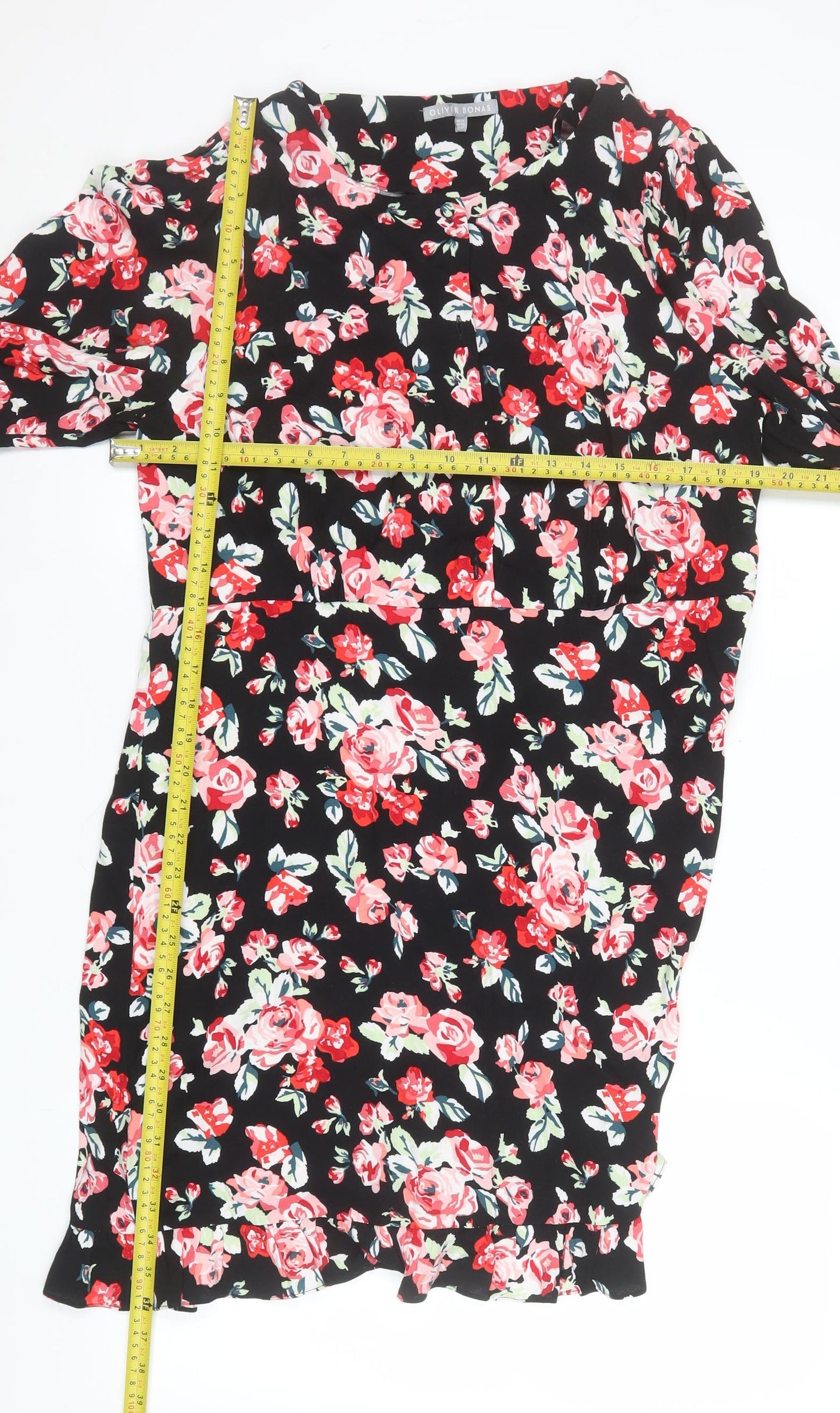 Oliver Bonas Women’s Multicoloured Floral Shift Dress Size 16