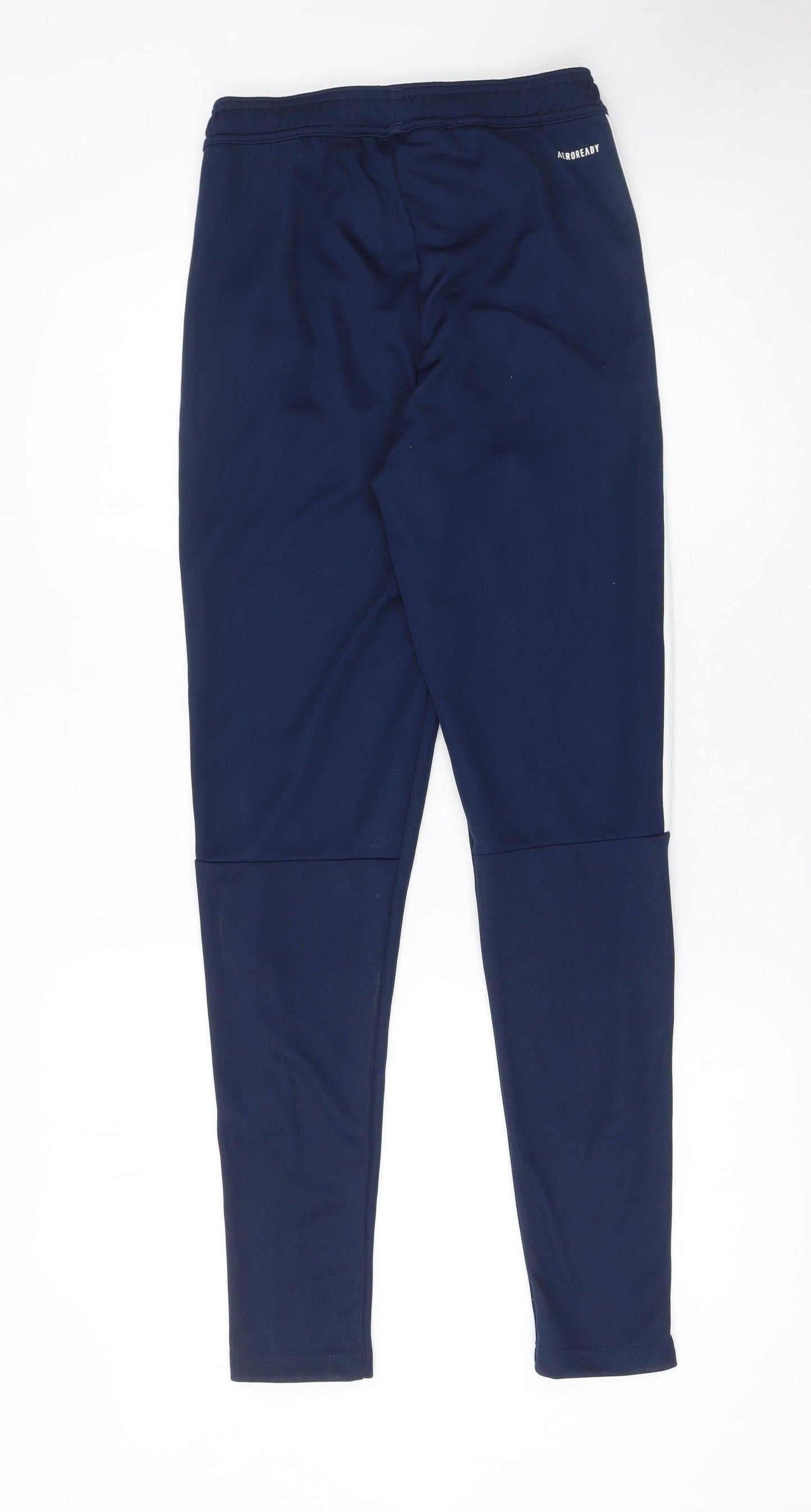 adidas Boys Blue XS Jogger Trousers Aeroready Primegreen Activewear