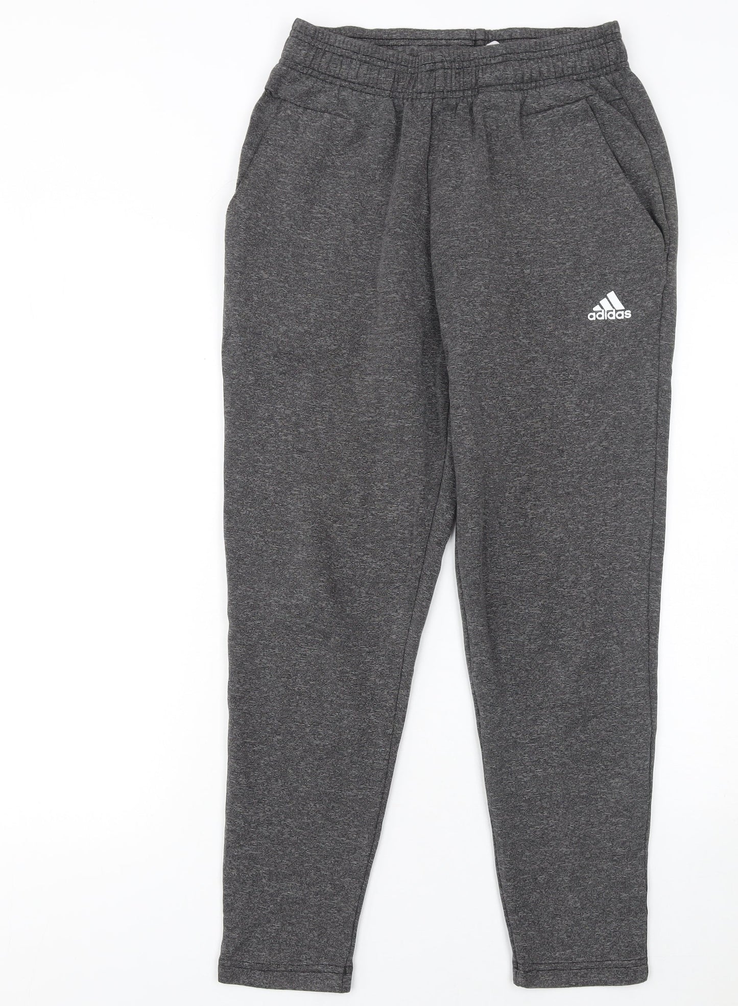 Adidas Mens Grey Jogger Trousers Size S Regular Fit Sportswear