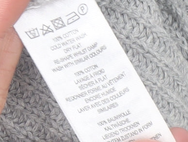Additional view of French Connection Women's Grey Cotton Knit jumper M