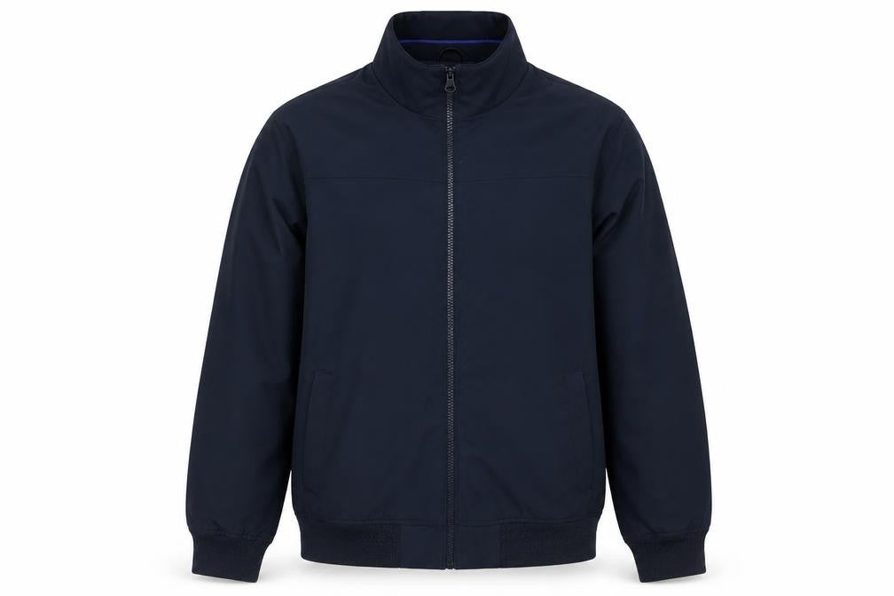 Dunnes Stores Men's Blue XL Basic Jacket Full Zip Classic Style