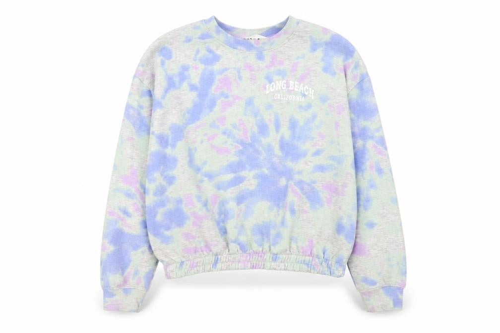 H&M Girls Multicoloured Tie-Dye Pullover Sweatshirt 11-12 Years