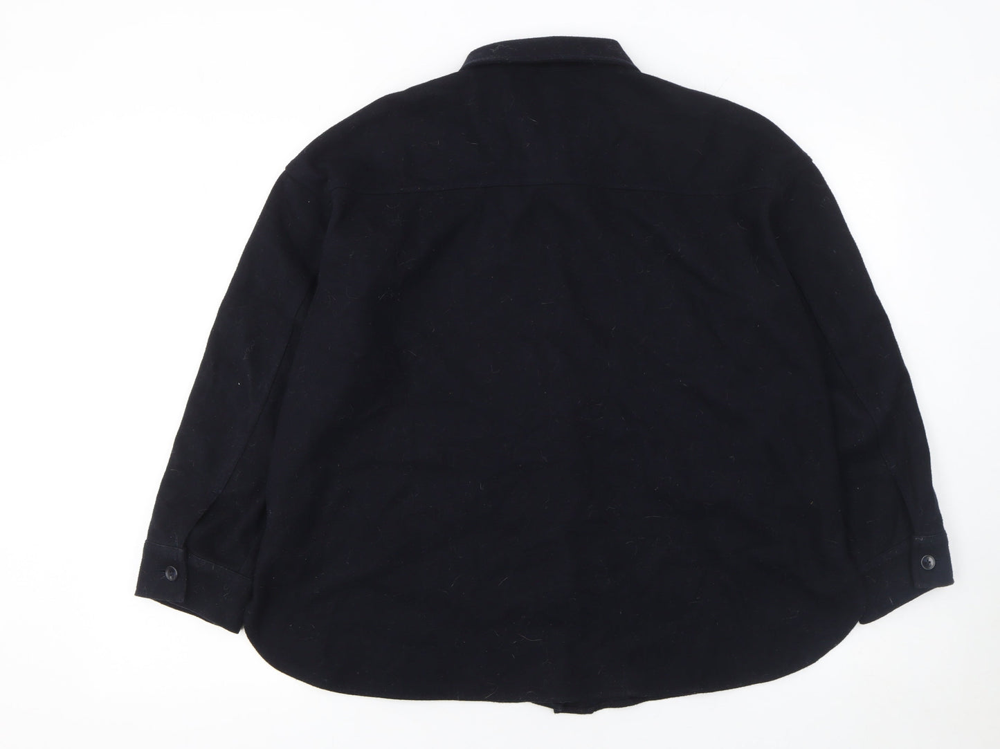 Uniqlo Women’s Black Long Sleeve Button-Up Shirt XS