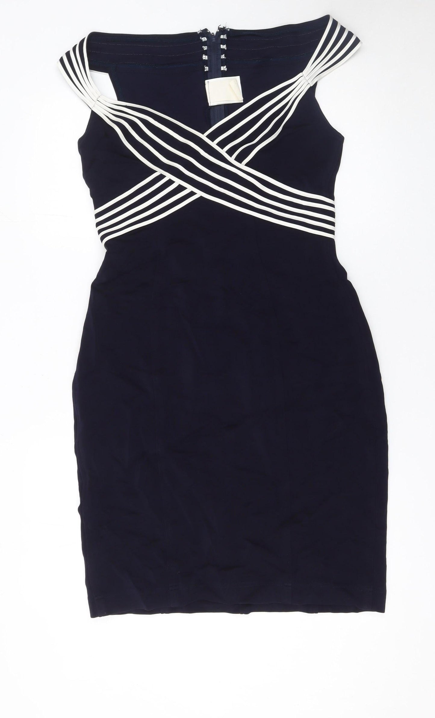 Tadashi Women’s Blue Off Shoulder Bodycon Dress XL Formal Occasion