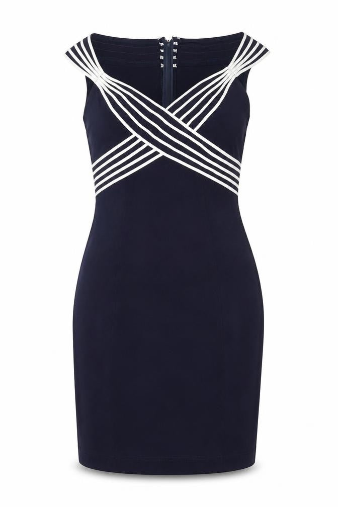 Tadashi Women’s Blue Off Shoulder Bodycon Dress XL Formal Occasion