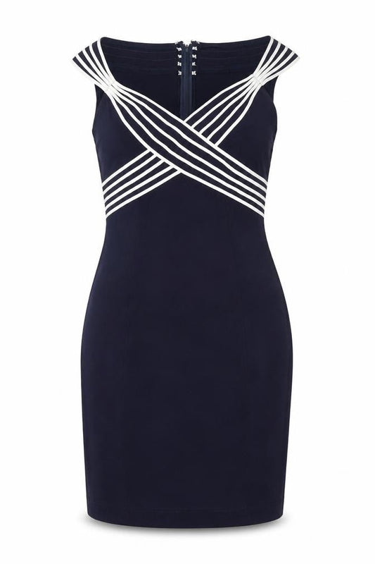 Tadashi Women’s Blue Off Shoulder Bodycon Dress XL Formal Occasion