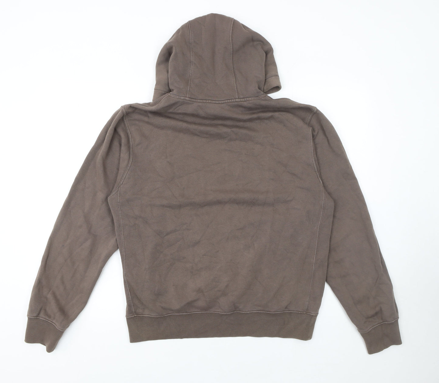 Nike Men's Brown Pullover Hoodie Small Regular Fit Fleece Sweatshirt