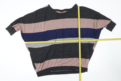 Back view of Only Women’s Multicoloured Striped jumper M