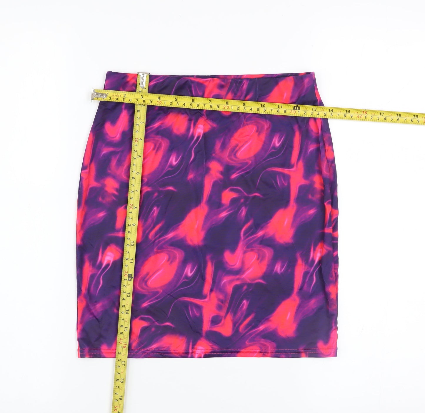 PrettyLittleThing Women’s Multicoloured Size 10 Bodycon Pencil Skirt