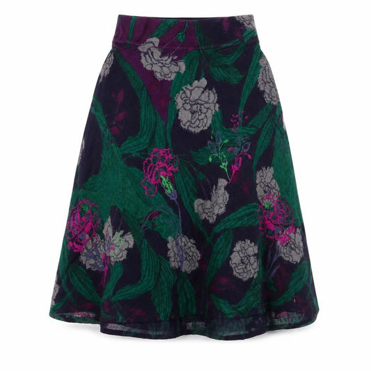 White Stuff Women’s Multicoloured Size 8 A-Line Floral Knit Skirt