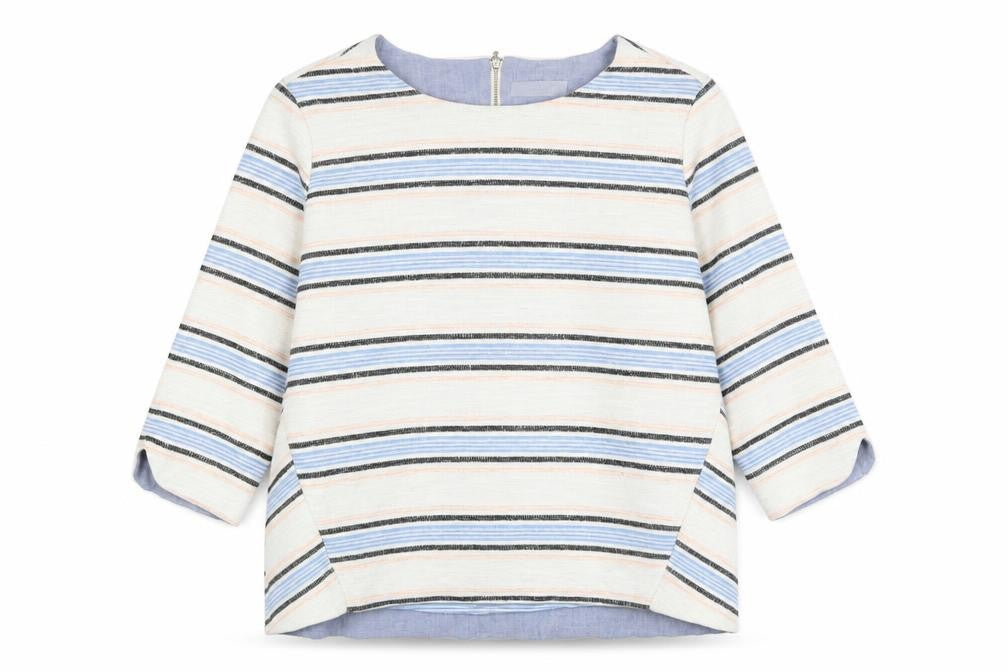 Marks & Spencer Womens Multicoloured Striped Crew Neck Jumper Size 16