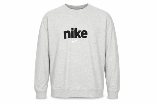 Nike Men's Grey XL Long Sleeve Cotton Crew Neck Sweatshirt