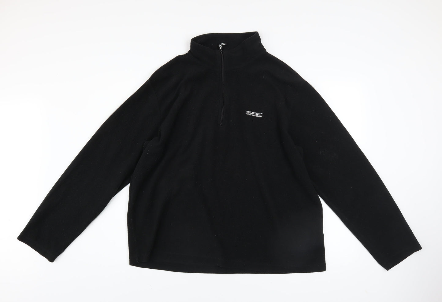 Regatta Men's Black 2XL Half Zip Fleece Sweatshirt Outdoor Pullover
