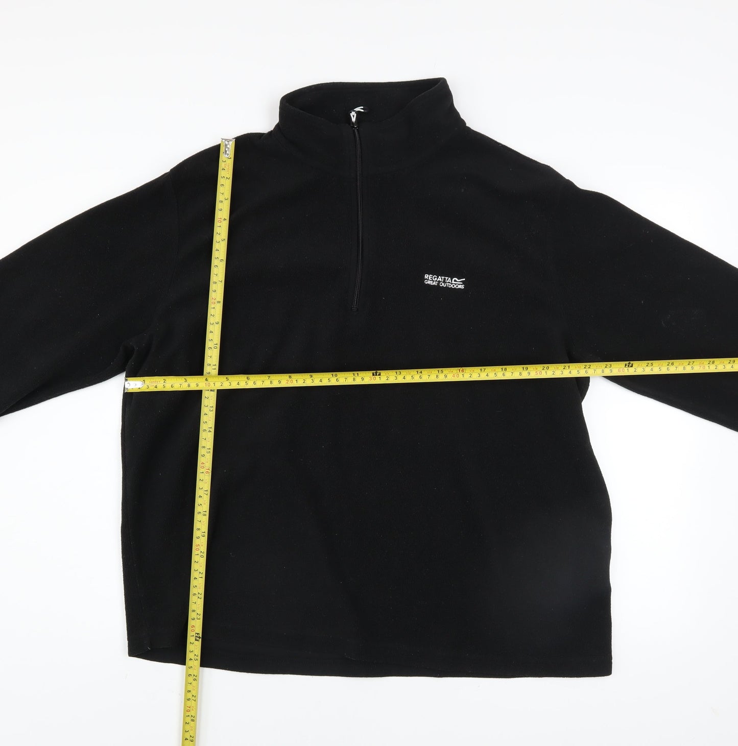 Regatta Men's Black 2XL Half Zip Fleece Sweatshirt Outdoor Pullover