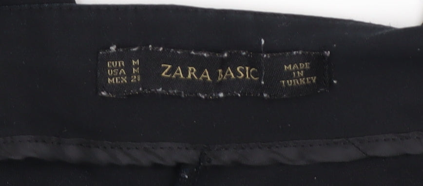 Zara Basic Women's Black Slim Leg Stretch Leggings Size M