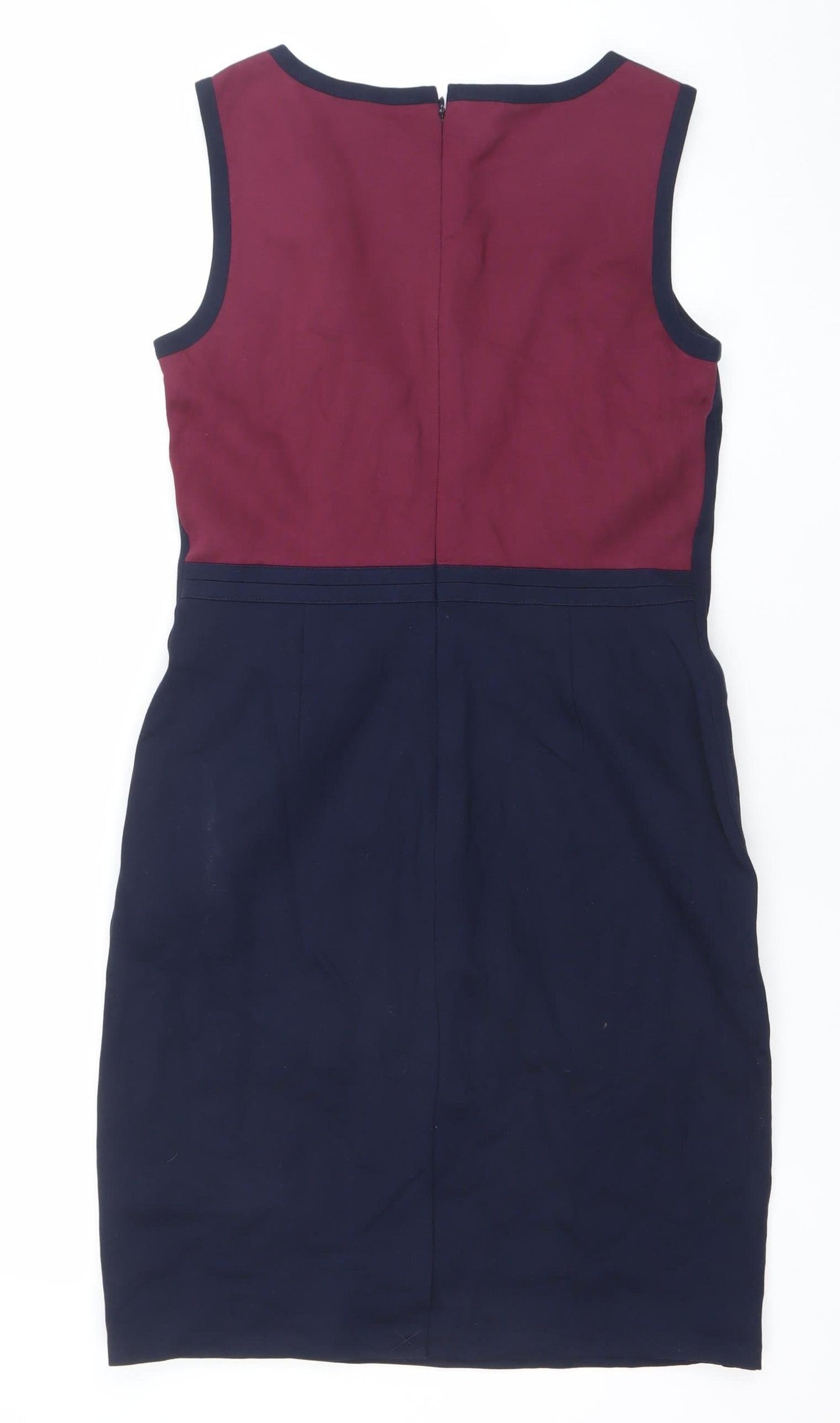 Lands' End Women's Multicoloured Size 14 Sleeveless Shift Dress