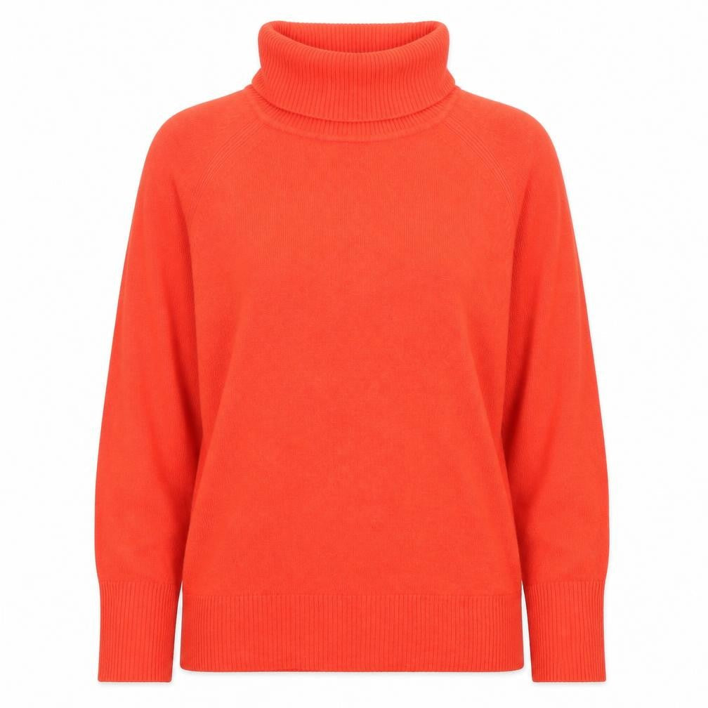Marks & Spencer Women’s Red Roll Neck Acrylic Jumper Size L
