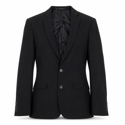 Front view of ASOS Women Black Regular Fit Suit Jacket, size UK 10, Classic Blazer