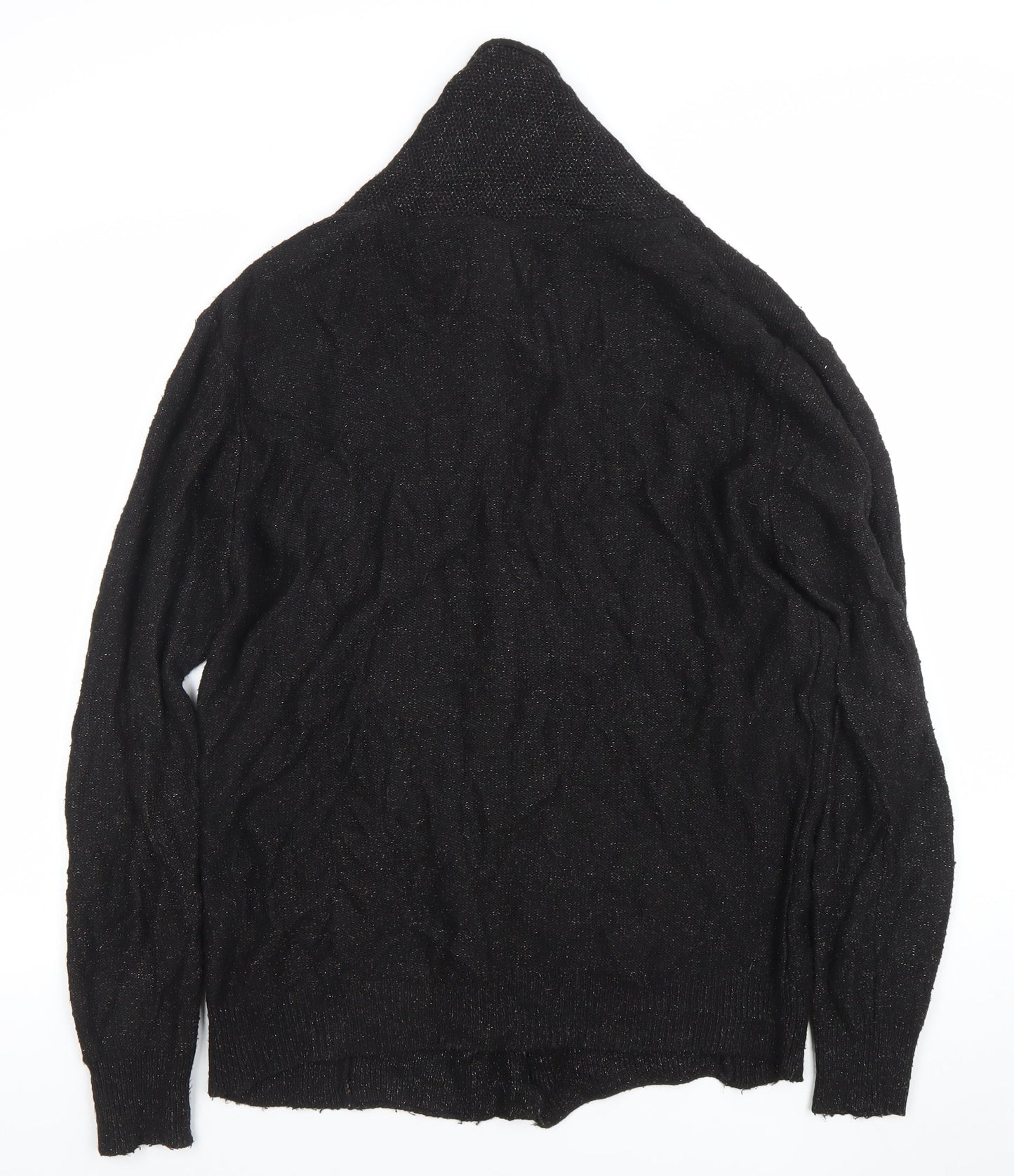 River Island Women’s Black Knit Open Cardigan Size L