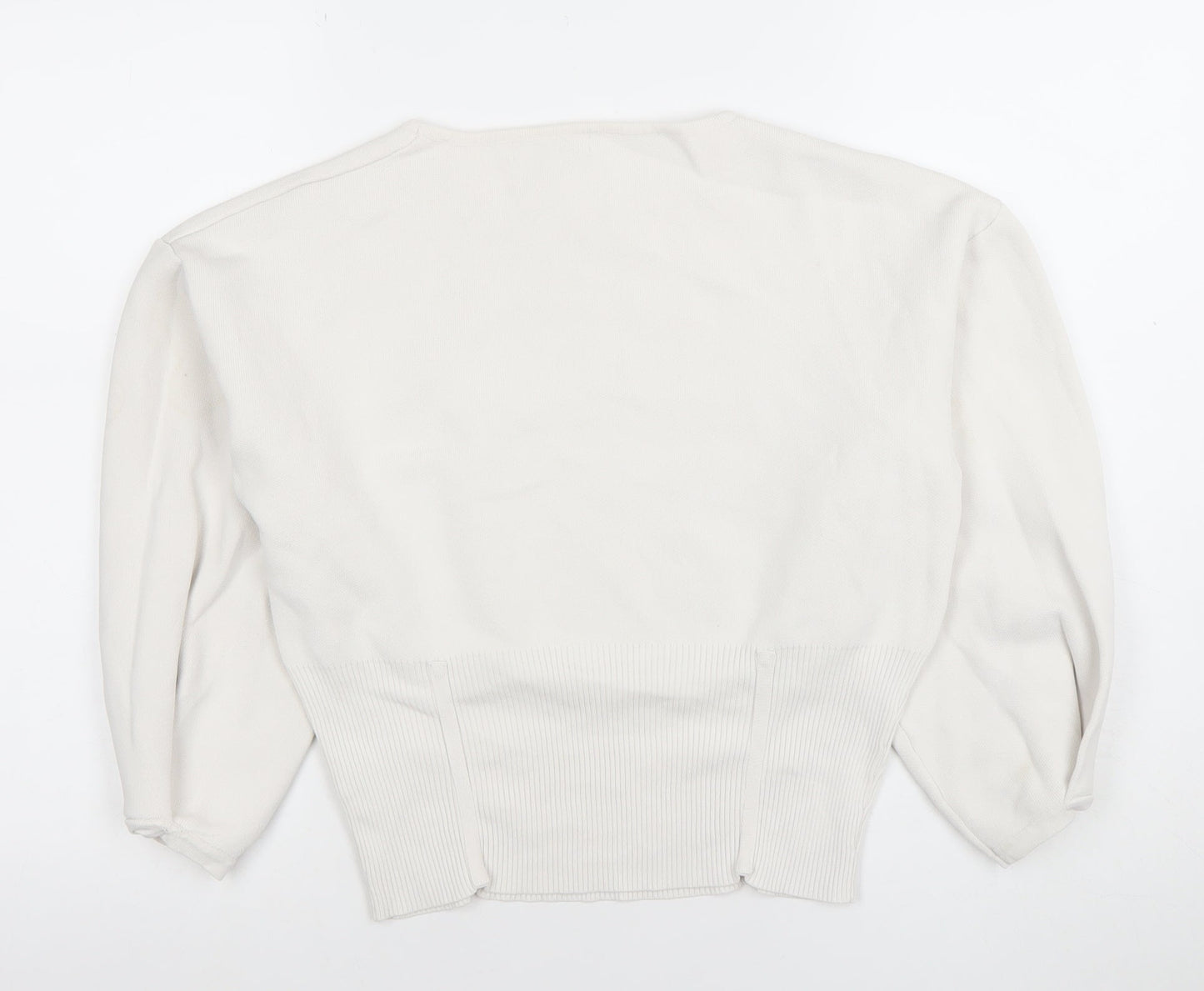 Sweewe Paris Women’s Ivory Knit Long Sleeve Blouse M