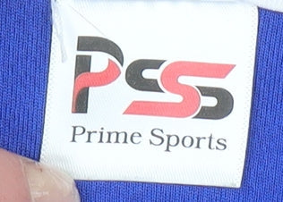 Prime Sports Boys Blue Running Tank Top 7-8 Years Lightweight Polyester