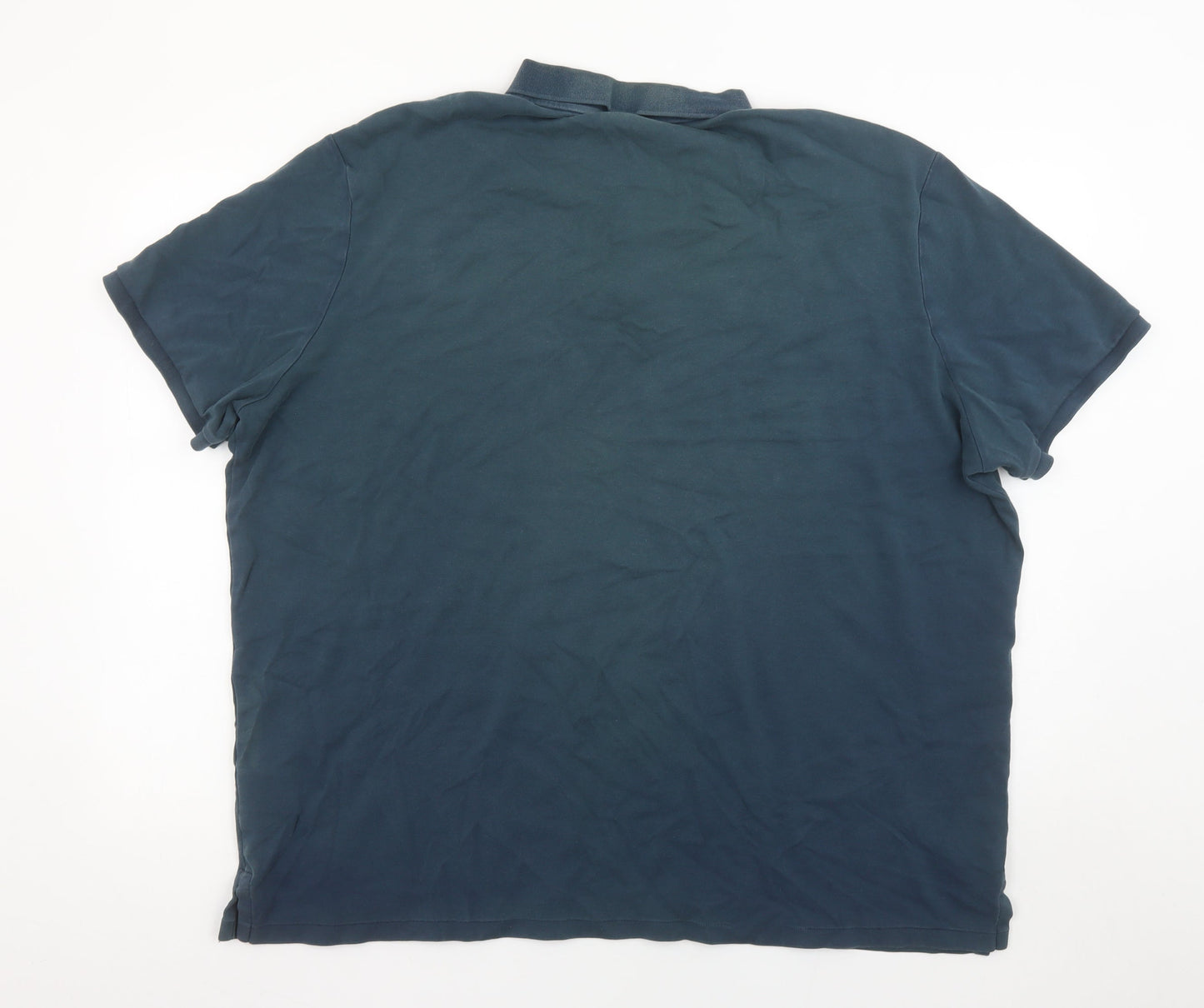 Ralph Lauren Men's Blue 2XL Classic Fit Cotton Polo Shirt