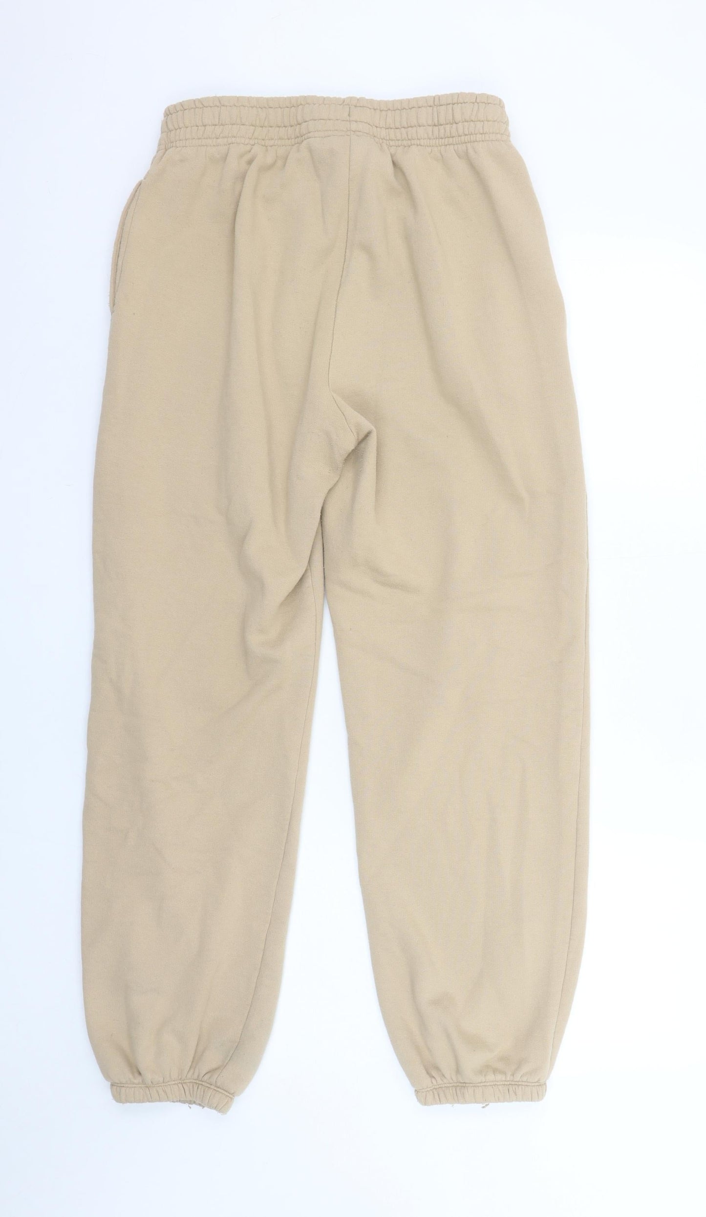 Champion Womens Beige Sweatpants M Elastic Waist Fleece Joggers