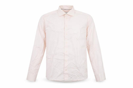Eton Men's Pink Slim Fit 16.5in (42) Long Sleeve Cotton Shirt