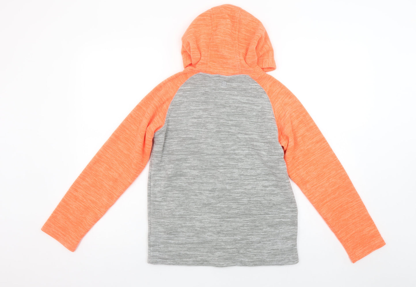 Mountain Warehouse Girls Grey & Orange Hooded Full Zip Jacket 11-12 Years
