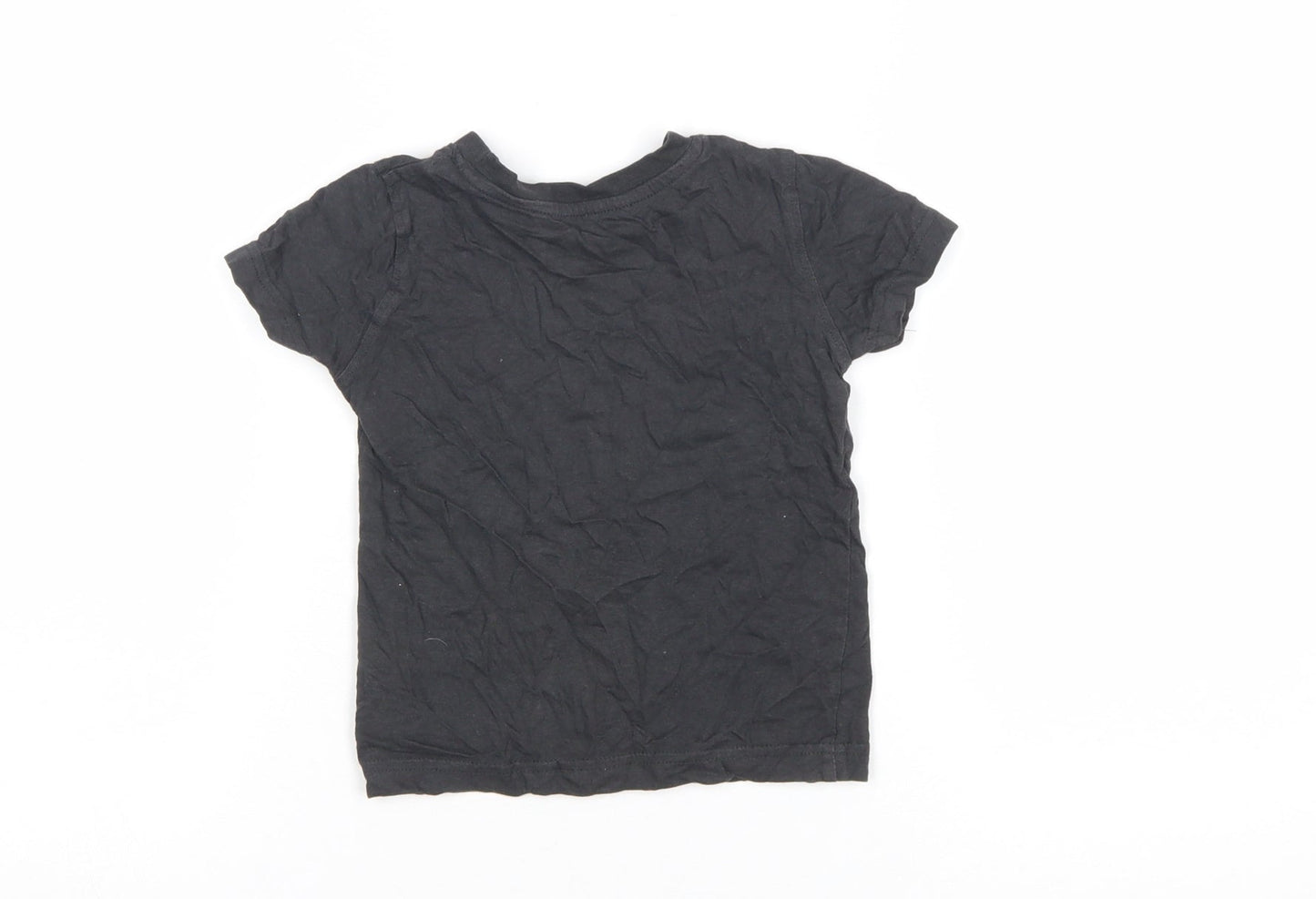 Mothercare Black Dinosaur Adventure Graphic T-Shirt 18-24 Months